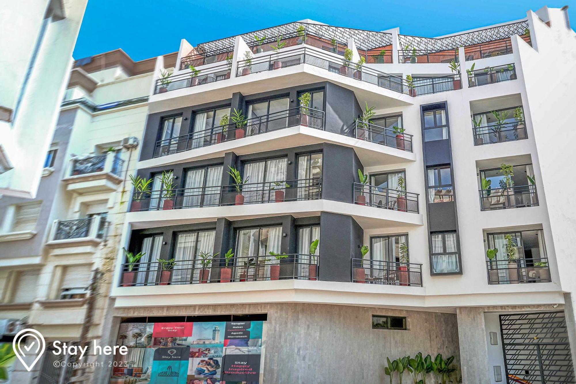 Stayhere Casablanca - Maarif - Elite Residence Exterior foto